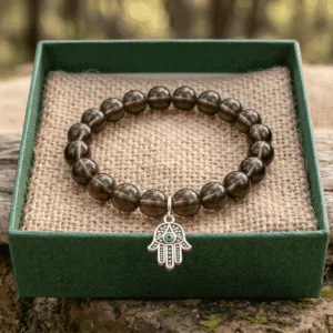 Smoky Quartz Crystal Bracelet