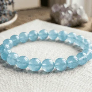 Aquamarine Crystal Bracelet