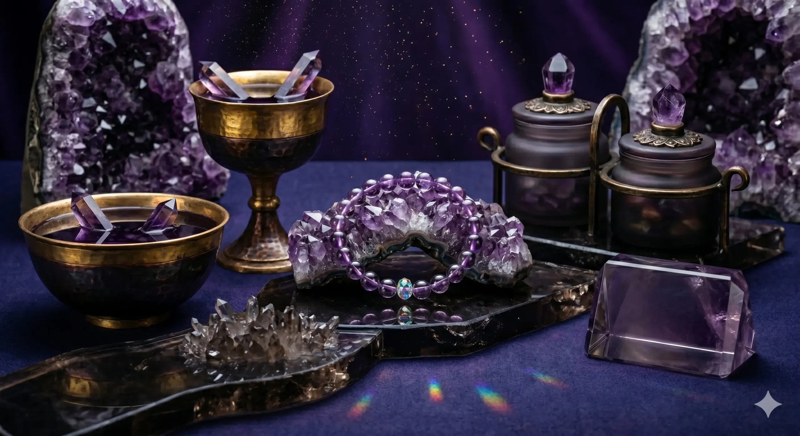 Amethyst Crystal Bracelet