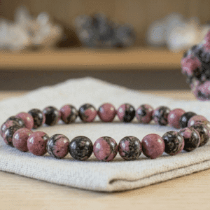 Rhodonite Crystal Bracelet