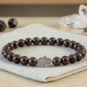 Garnet Crystal Bracelet