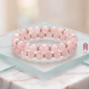 Rose Quartz Crystal Bracelet,