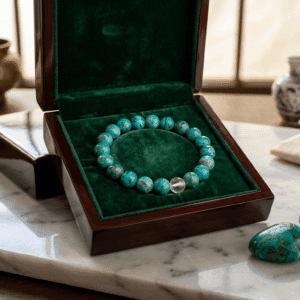 Chrysocolla Crystal Bracelet