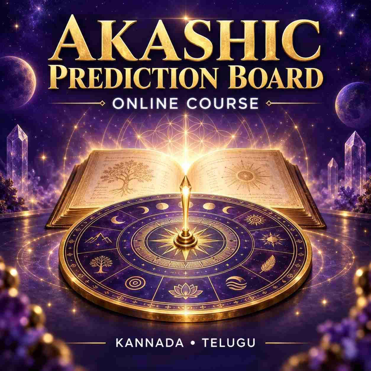 Akashic Prediction Board course online in Kannada and Telugu